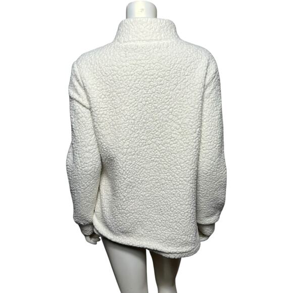 Vintage Weatherproof Original Sherpa Fleece Zip Pullover Jacket, Medium - Picture 3 of 16